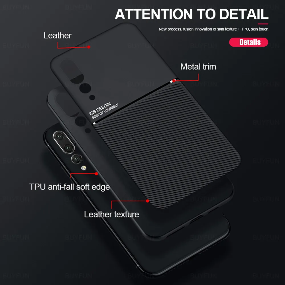 Чехол-накладка для Huawei P20 lite P30 Pro mate 20 hyawei p40 со встроенным магнитом ультратонкий