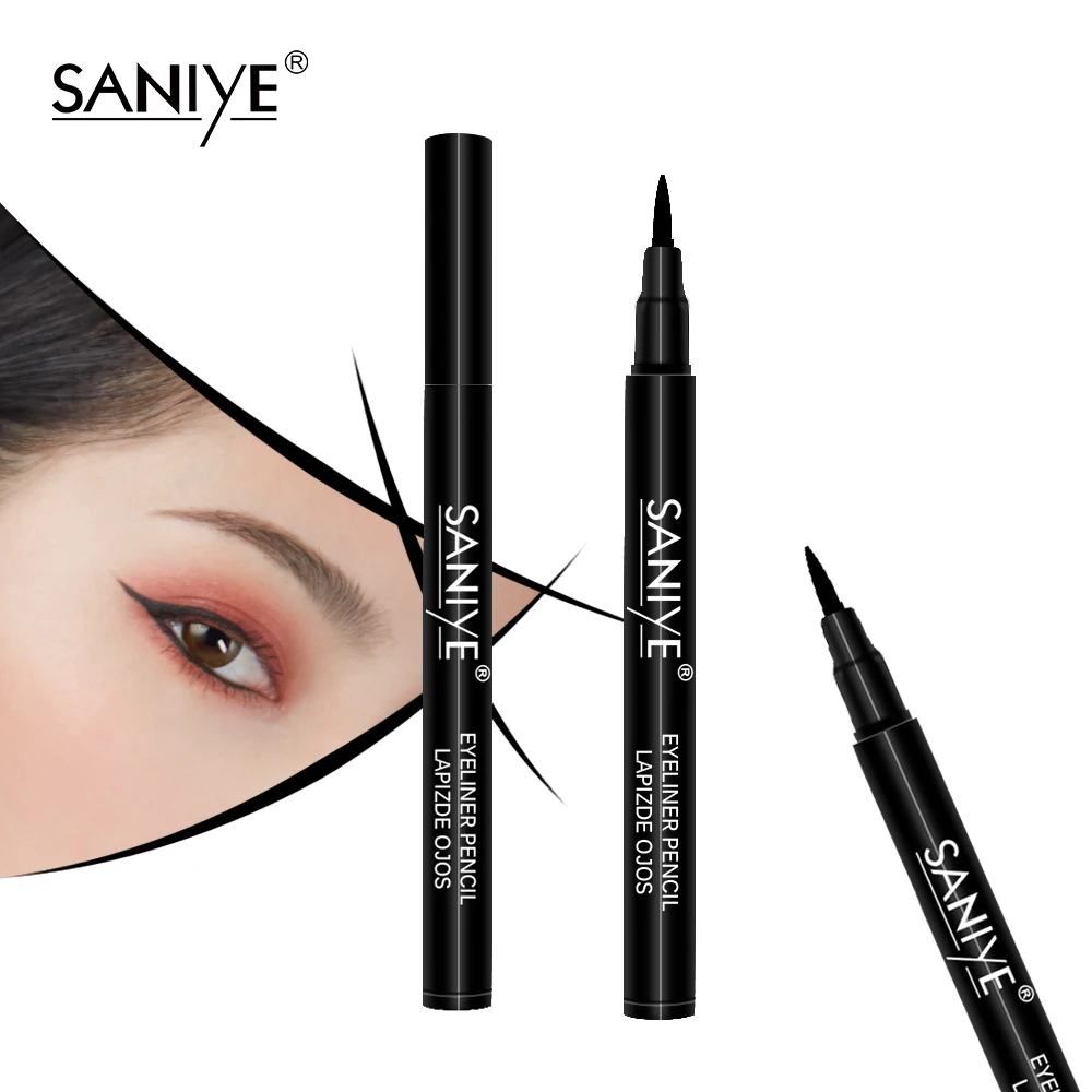 Подводка для глаз SANIYE Водостойкая черного цвета 1 шт. косметическая подводка