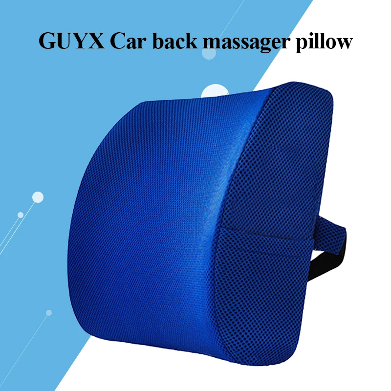 

4 Color Soft Memory Foam Lumber Support Back Massager Pillow Back Massager Waist Cushion for Car Chair Home Office Relieve Pain