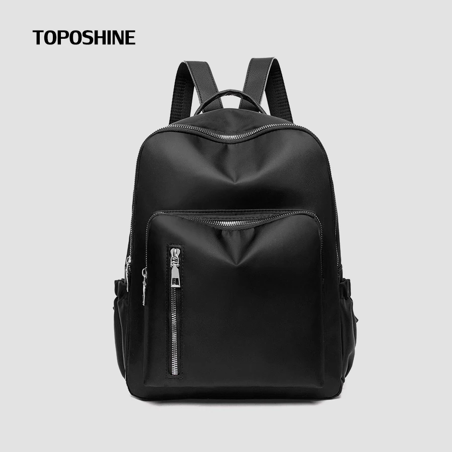 Женский рюкзак из ткани Оксфорд с передним карманом на молнии | Багаж и сумки