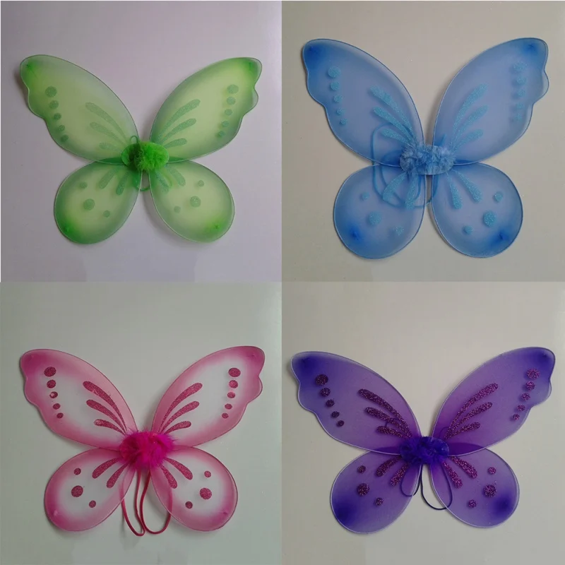 Недорогой милый костюм ангела для маленьких мальчиков и девочек Феи бабочки