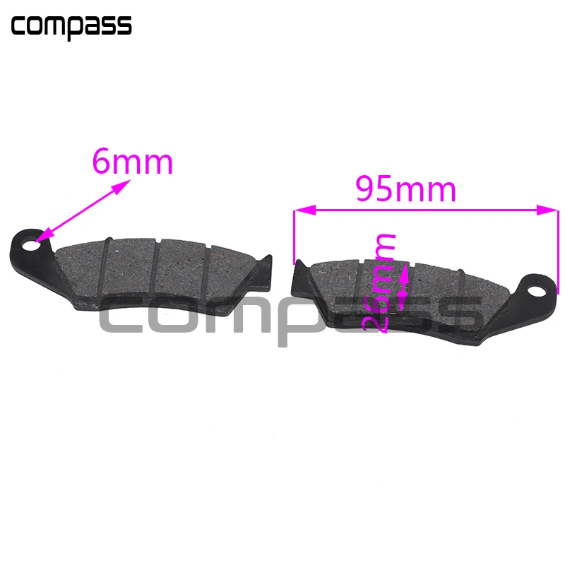 Передние тормозные колодки мотоцикла для KAWASAKI KLX 250 1994 400 2003 2004 450 R 08-12 | Автомобили