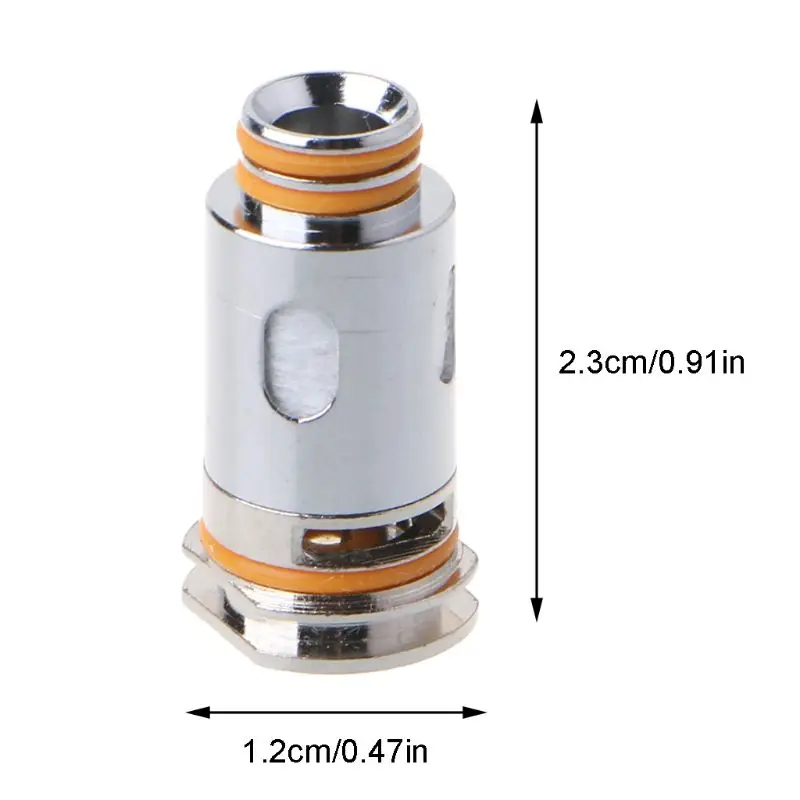 

5PCS 0.4ohm/0.6ohm Replacement Metal Coil Head MTL DL Mesh Coil Vape for Electronic Cigarette KA1 Boost Pod Mod Kit
