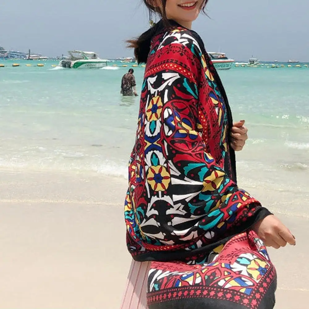 Модный 2020 для женщин шарф Павлин перо печати Шелковый защиты от солнца пляжное