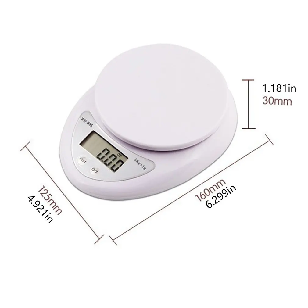 

WH-B05 Kitchen Scale LCD Stainless Kitchen Cooking Food Electronic Digital Scale Weight High Precision Gold Scale