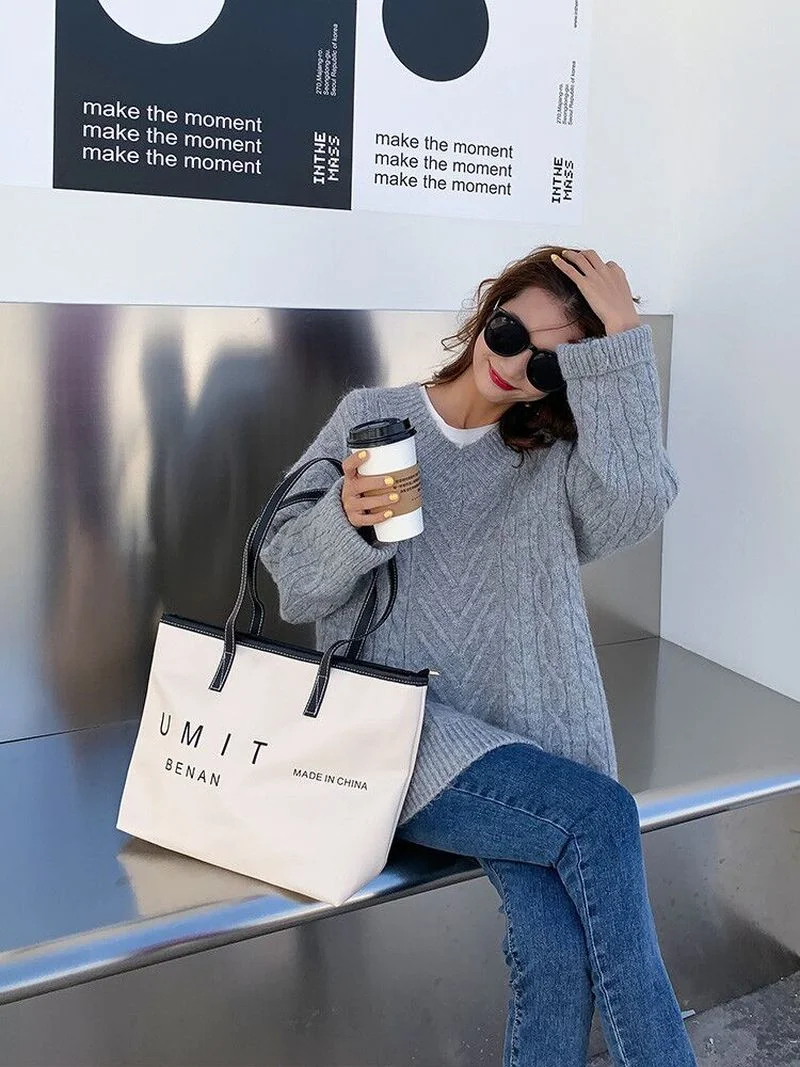 

Women's Large-capacity Tote Bag 2021 New Fashion Trend 2020 Net Celebrity Messenger Bag Single Shoulder Bag Purses and Handbags