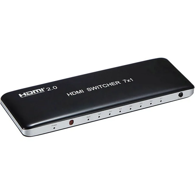 HDMI-переключатель 4K 60 Гц 7x1 4x1 3x1 HDMI 2 0 преобразователь Аудио-и видеосигнала с