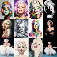marilyn monroe diamond painting crafts for adults sexy woman embroidery figure jewel cross stitch diy paint