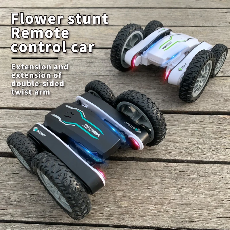 

Rc Stunt Car 4WD 2.4G Radio Remote Controlled Double Side RC Drift Crawler 360° Reversal Deformation Electric Children's Toy Car