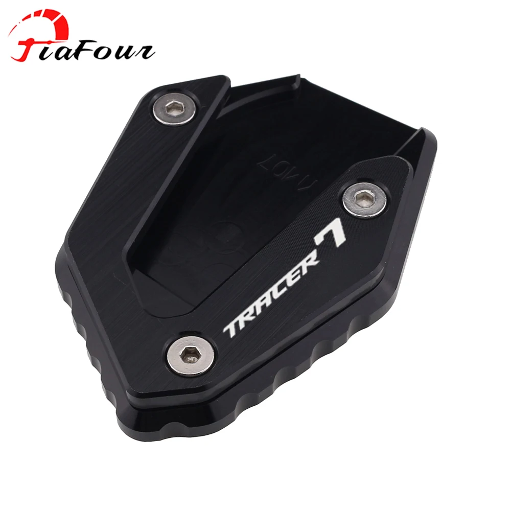 

Fit Tracer 700GT Kickstand Foot Side For Tracer 700 2015-2022 Tracer 7 GT 2021-2022 Stand Extension Pad Support Plate