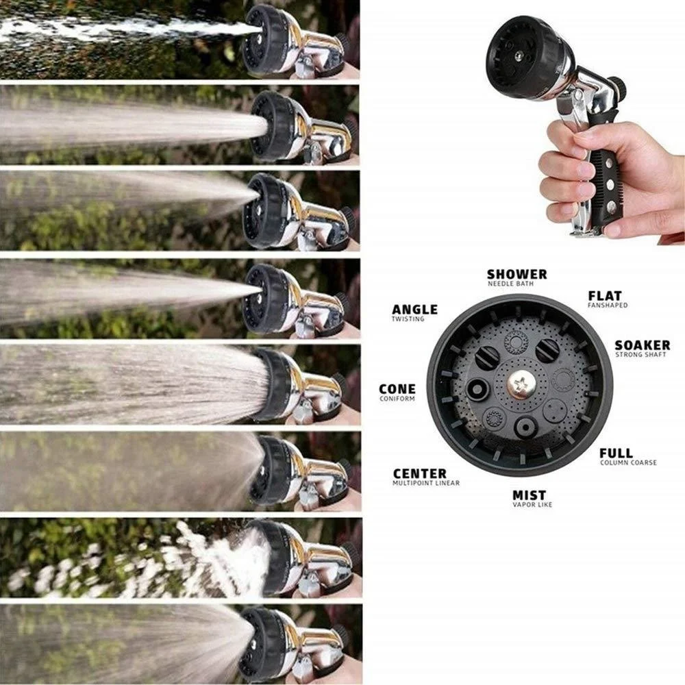 Многофункциональный водяной пистолет для мойки автомобилей металлический