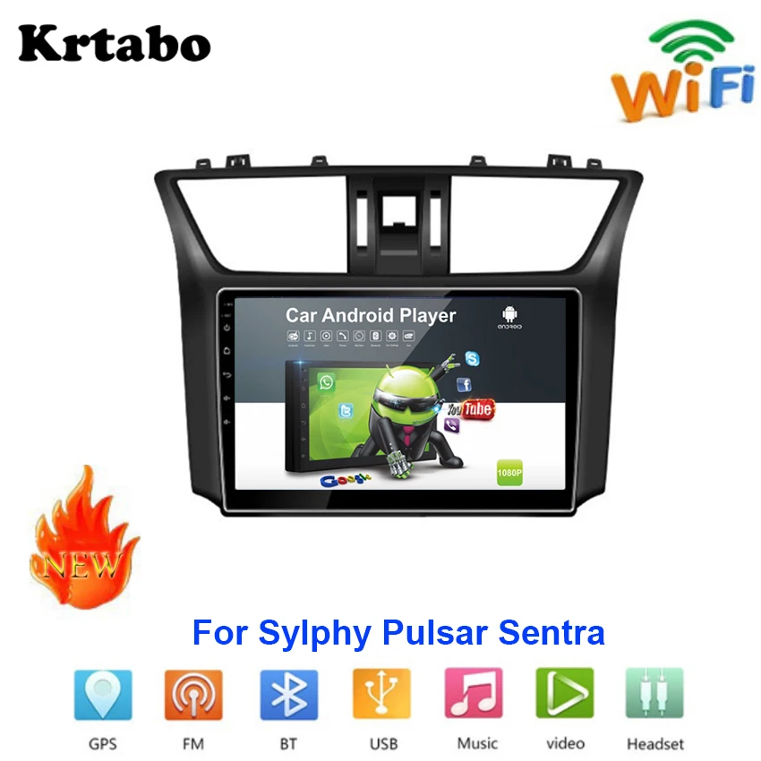 Автомобильный Радио Android мультимедийный плеер для Nissan Sylphy Pulsar Sentra 2012 ~ 2017