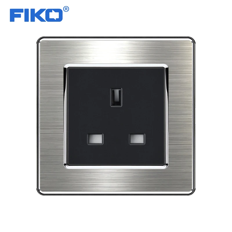 FIKO UK 13a настенная розетка новая огнезащитная панель из нержавеющей стали 86 мм *