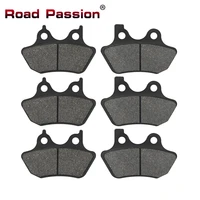 road passion motorcycle front rear brake pads for harley dyna super wild glide fxdx fxdwg rider fxdxt fxds sportster xl1200s