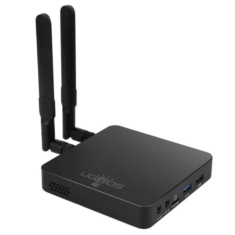UGOOS AM6 Amlogic S922X Smart Android 9 0 ТВ приставка DDR4 2 Гб ОЗУ 16 ПЗУ 4G 5G WiFi 1000M LAN Bluetooth 4K HD OTA