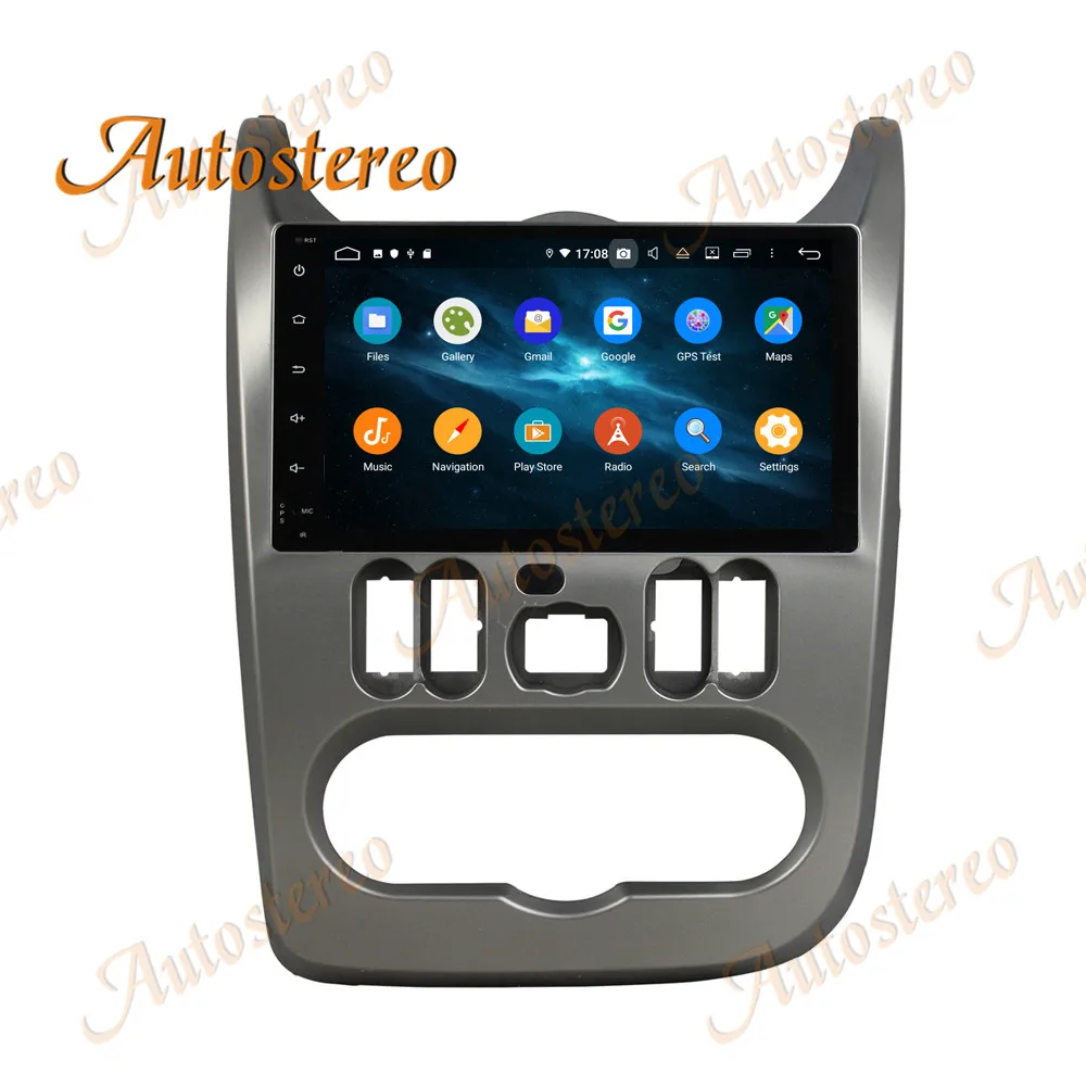 Автомобильный без DVD-плеера Android 9 8 Core GPS-навигация для Renault Duster 2015-2016 стерео