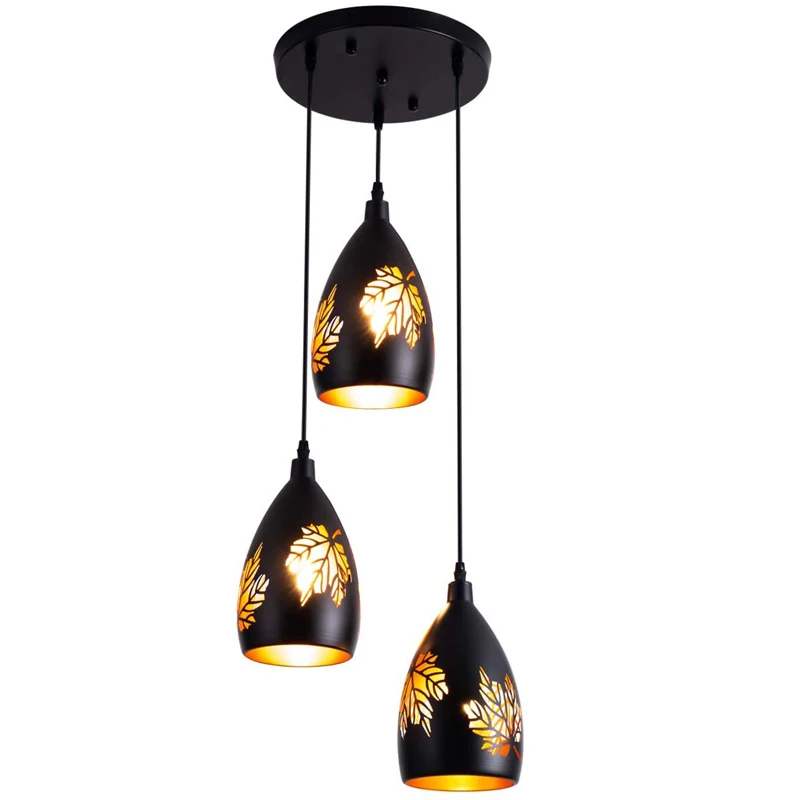 Винтажный подвесной светильник в деревенском стиле для столовой ретро лофт