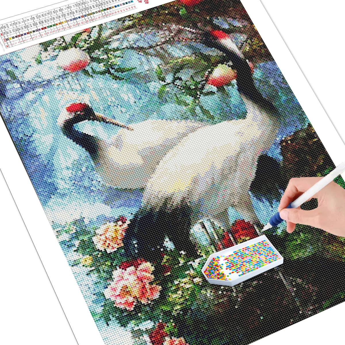 AZQSD Diamond Embroidery Crane Animal Cross Stitch 5D Painting Scenery Full Square Picture Of Rhinestones Home Decor | Дом и сад