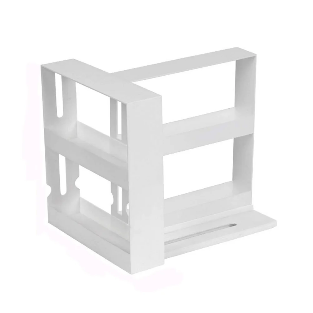

2 Tier Spice Rack Pull Out Kitchen Storage Rack Seasoning Jars Organizer