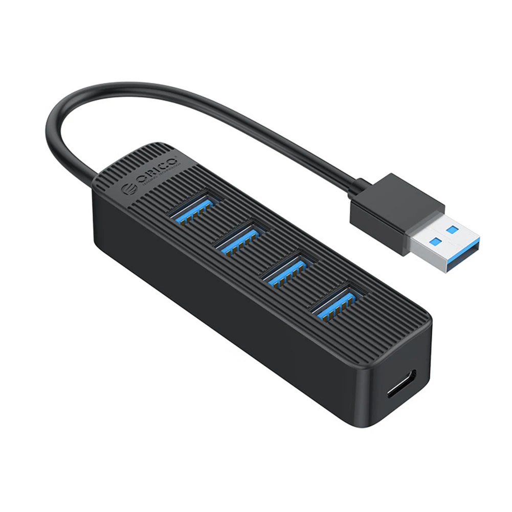 

USB 3,0 концентратор с портом питания типа C, USB 3,0 концентратор, адаптер питания 5 Гбит/с, 4 порта s, разветвитель для компьютера, ноутбука