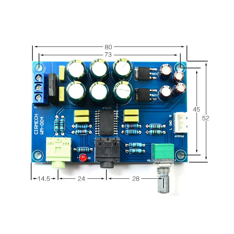 TPA6120 усилитель для наушников HIFI TPA6120A2 наушники энтузиастов AMP Amplificador Zero Noise |