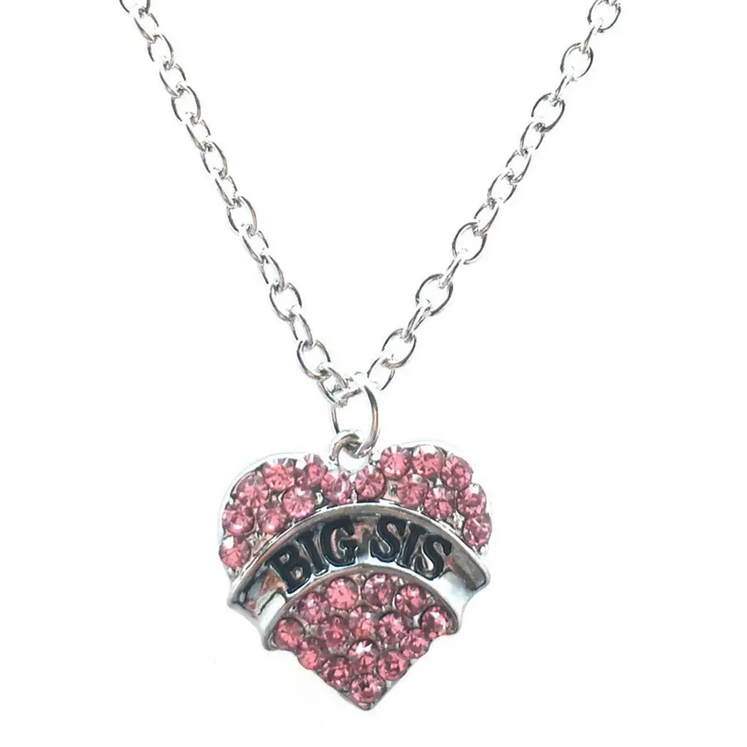 Новое модное женское ожерелье с подвеской в форме сердца СемьЯ Очаровательная