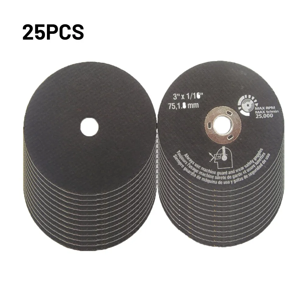100/50/25/10 шт. режущие диски из нержавеющей стали 3 дюйма 75X1 8X10 шлифовальный диск круг
