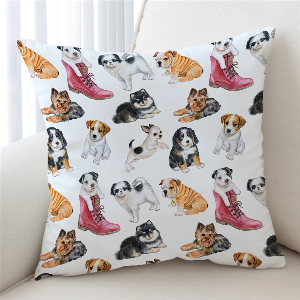 BeddingOutlet, хиппи, подушка мопс, чехол, животное, мультфильм, чехол для подушки, для детей, милый Бульдог, бросок, чехол, домашний декор, наволочки