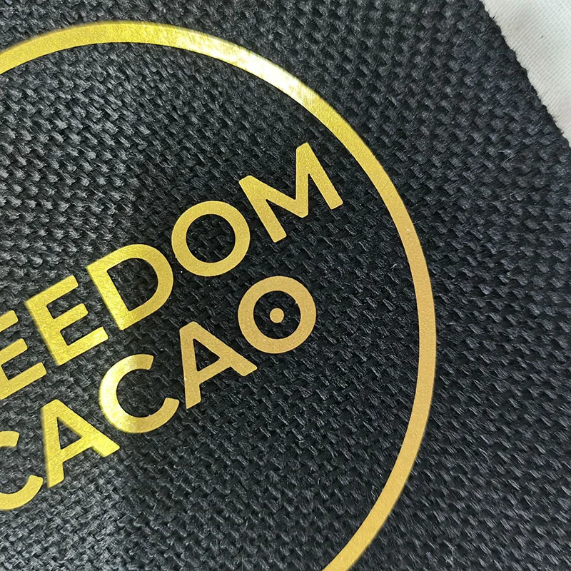 50 100pcs Jute Black Linen Jewelry Pouches Custom Personalized gold Logo Packaging Drawstring Gift Bag Wedding Party favor