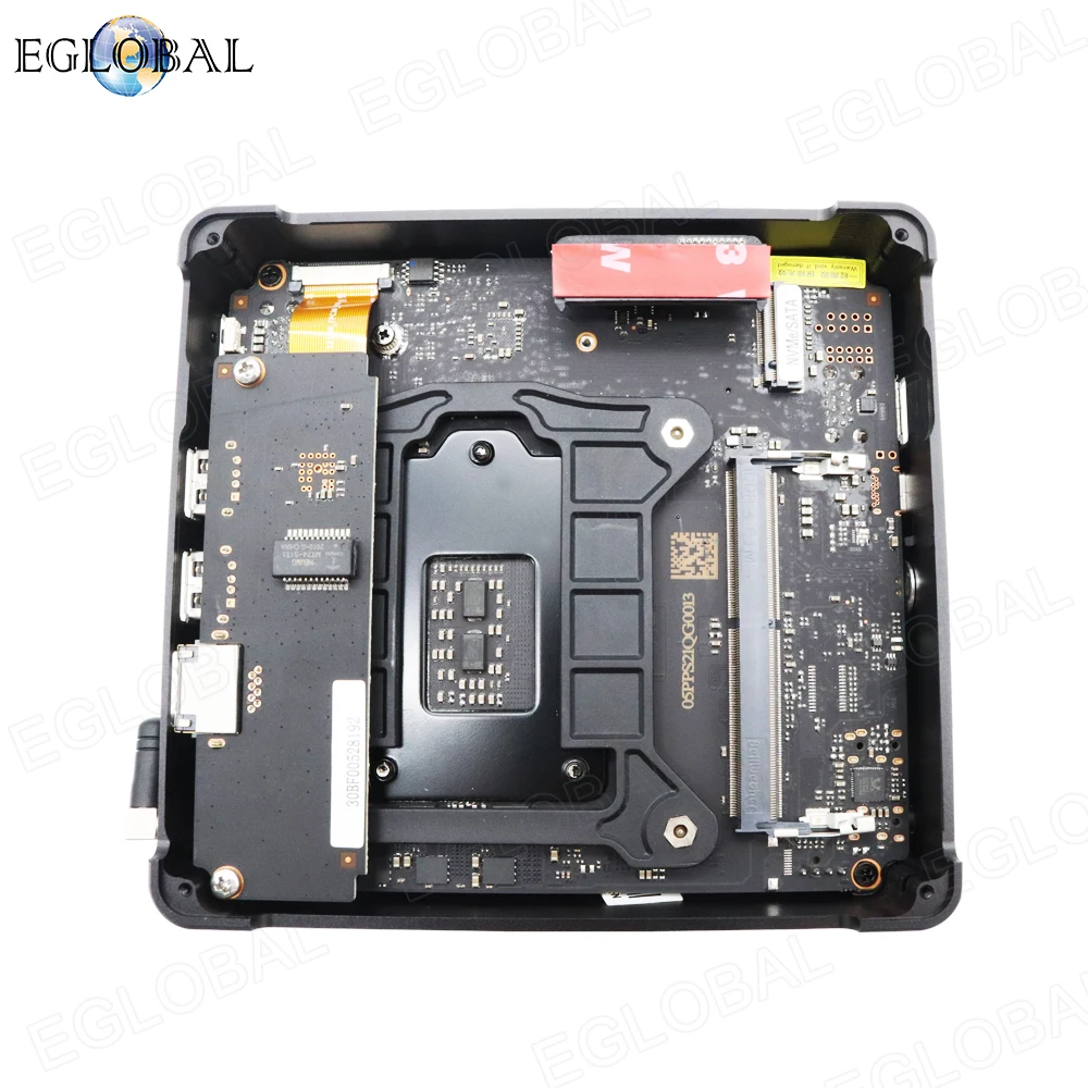 Игровой мини ПК Eglobal с двумя сетями Intel i9 9880H i7 9850H Xeon 2186M 2 * DDR4 64 Гб M.2 PCIE + 1*2 5 ''SATA