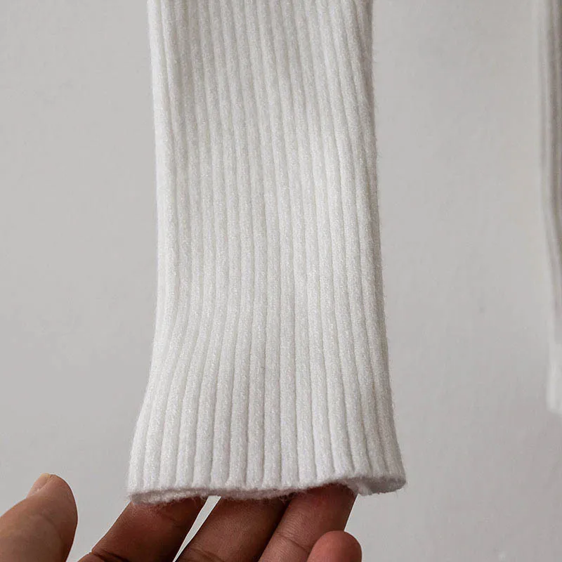 Женский свитер GOPLUS трикотажная куртка топ с круглым вырезом ажурные свитера