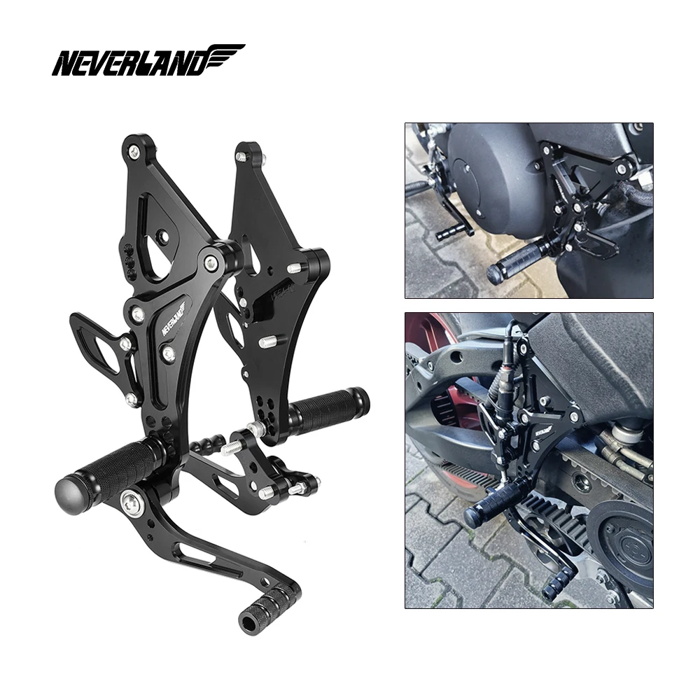 

For BUELL XB9S XB12S XB9R XB12 CNC Adjustable Rider Rear Sets Motorcycle Rearset Footrest Foot Rest Pegs D40