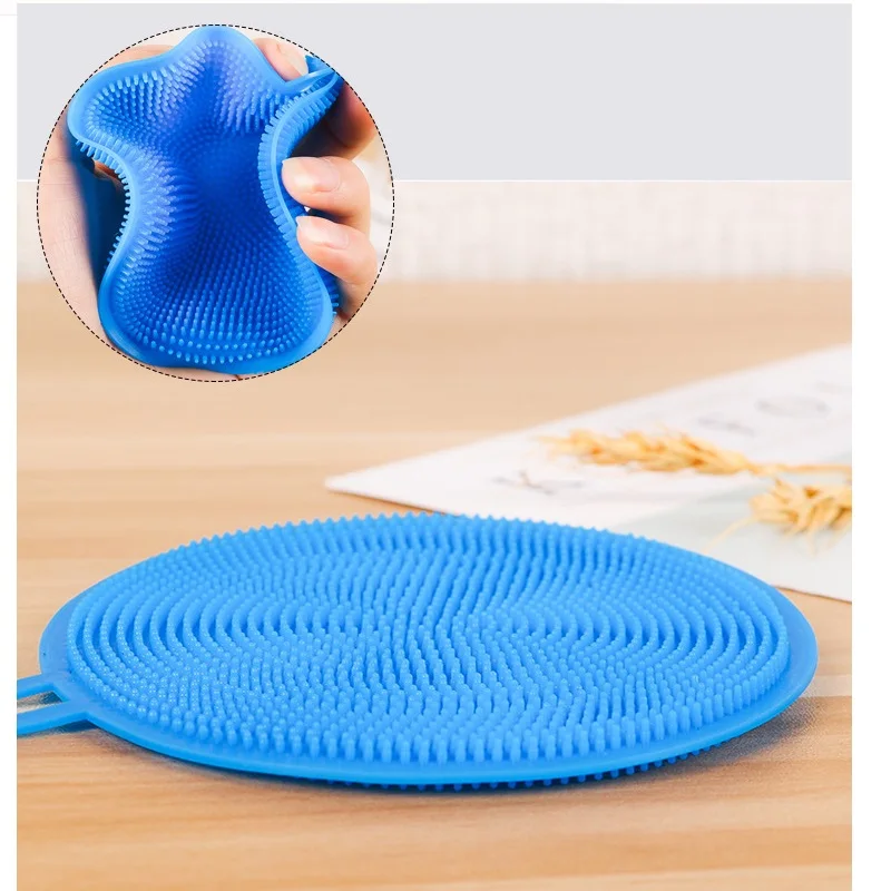 Многофункциональная силиконовая чаша для мытья посуды Волшебная щетка очистки