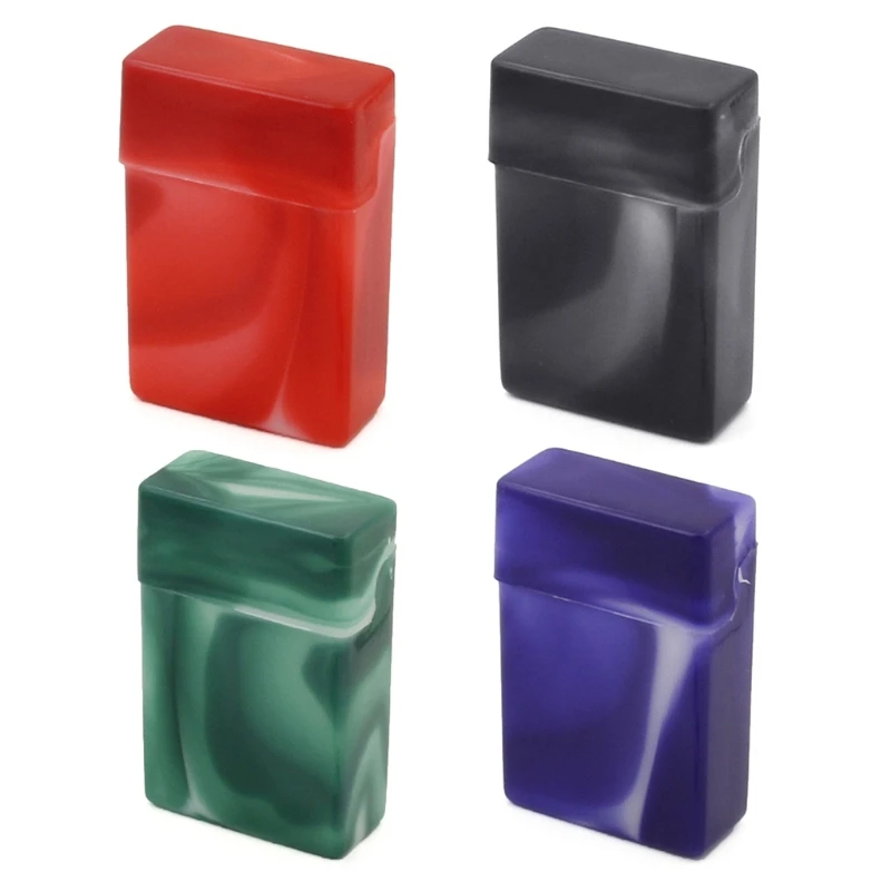 

1 Pc Portable Plastic Cigarette Case Dispenser Tobacco Storage Box Container Cigarettes Holder Smoking Accessories 4 Colors