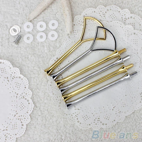 1 Set Multi-Style Practical 2 Or 3 Tier Plate Handle Fitting Hardware Rod Tool Cake Stand Bakeware tray stand | Дом и сад