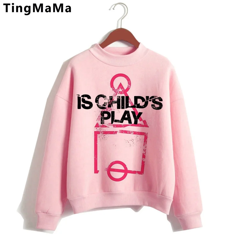 

Squid Game hoodies female printed anime women clothing hoody anime