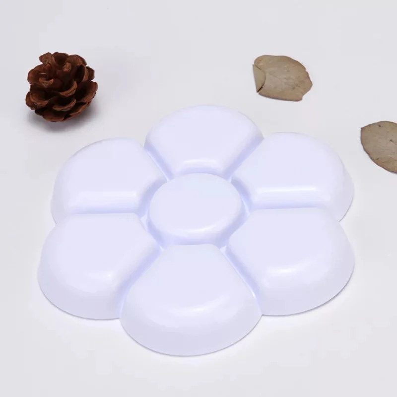 Палитра для рисования цветов сливы поднос искусственная керамика акварели гуаши