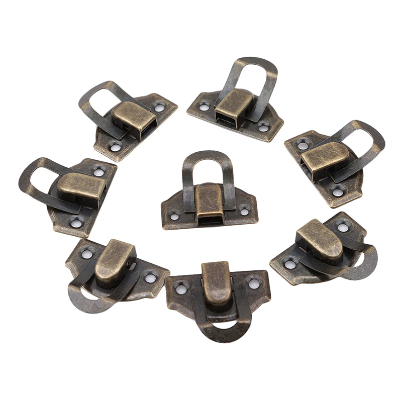 10 шт./компл. Античная Ретро винтажная декоративная защелка металлическая