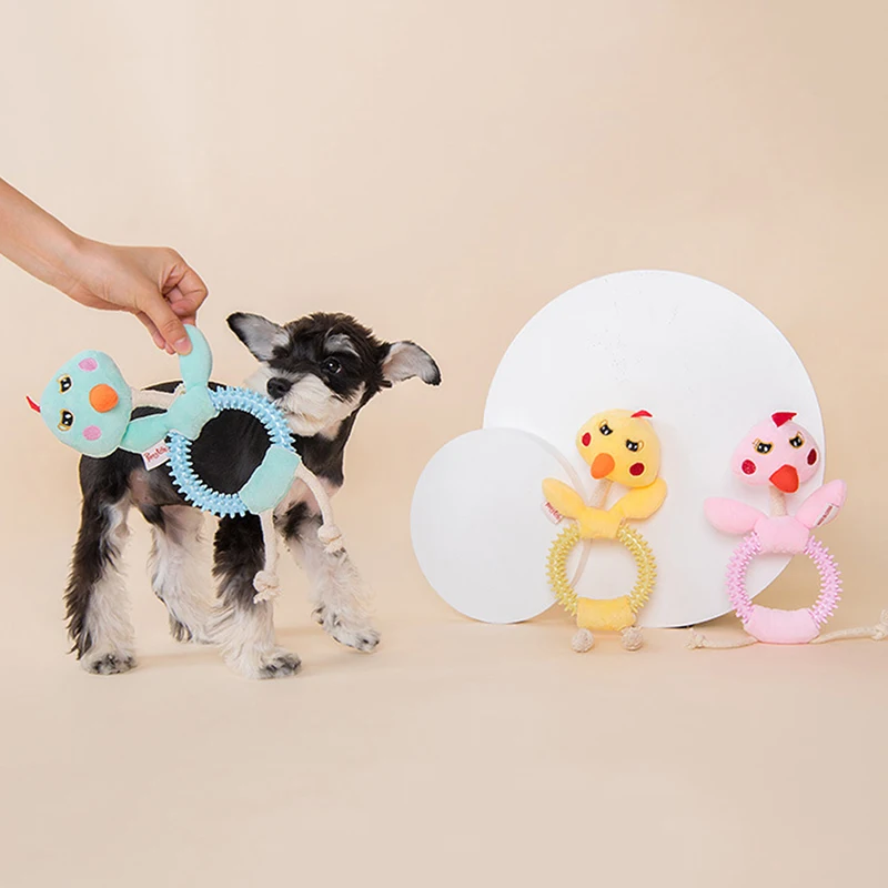 

Dog Chew Interactive Toys Long Rope Plush Fidget Toy Dogs Rubber Chewing Cleaning Teeth Pet Supplies Dropshipping