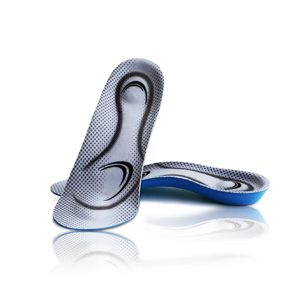 Men Half Insoles Memory Foam Orthotic Arch Support for Flatfoot Sports Insert Shoes Foot Heel Care Shock-Absorbant Pads