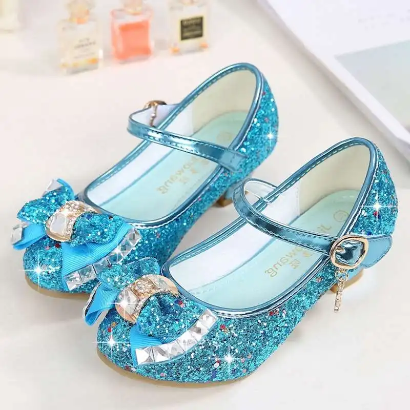 boy sandals fashion Princess Girls Party Shoes Children Sandals Colorful Sequins High Heels Shoes Girls Sandals Peep Toe Summer Kids Shoes CSH813 bata children's sandals