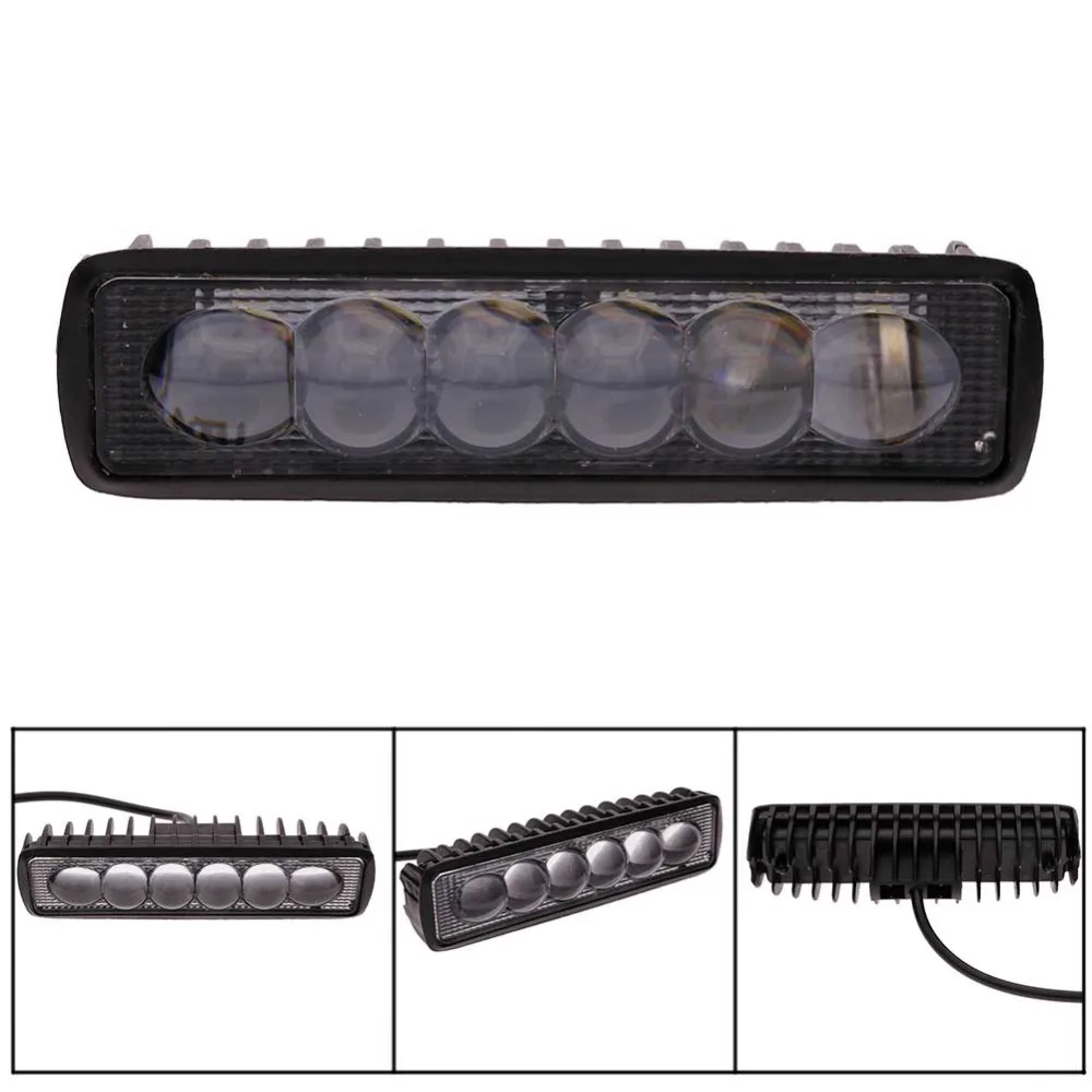 1 шт. 18 Вт Светодиодный светильник бар тонкий рабочий точечный луч для вождения