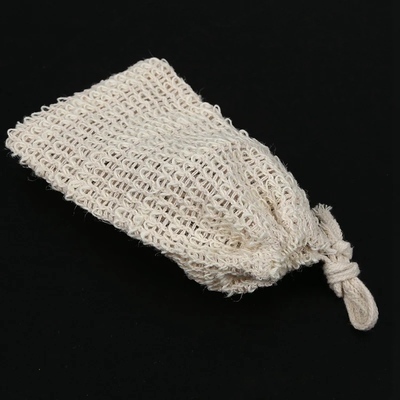 

10 Pack Natural Sisal Soap Bag Exfoliating Soap Saver Pouch Holder