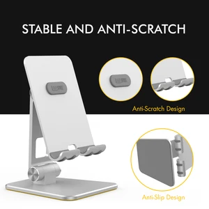 phone stand for iphone 12 pro xiaomi samsung aluminum alloy foldable desktop phone holder universal cell phone holder for huawei free global shipping
