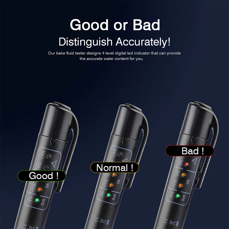 Тестер тормозной жидкости светодиодный дисплей |