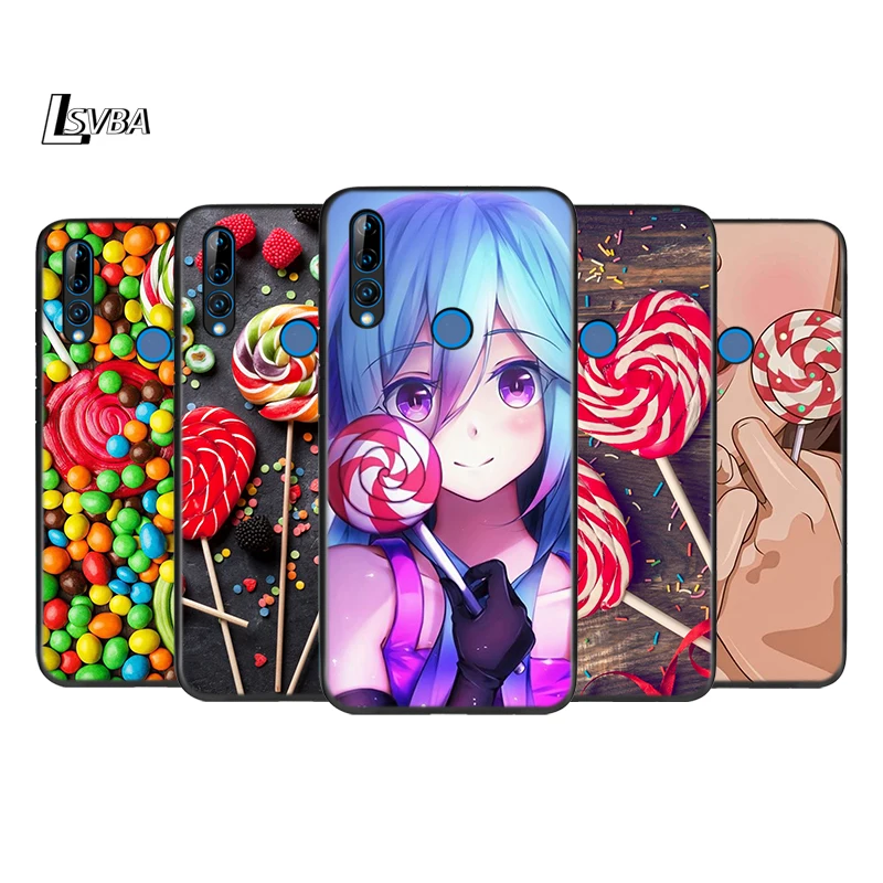 

I Love Lollipops Sweet For Honor 30i 30S 30 V30 V20 20E 20S 10X 10i 10 9N V9 8S 8C 7C Play 3E Lite Pro Silicone Phone Case