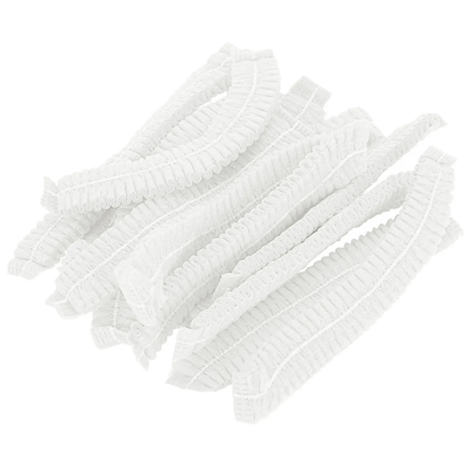 

JAYCOSIN Beanies 100pcs Safer Healthier Disposable White Nonwoven Bouffant Hair Nets Multi-purpose Cheap Unisex Hat Gorro Mdico