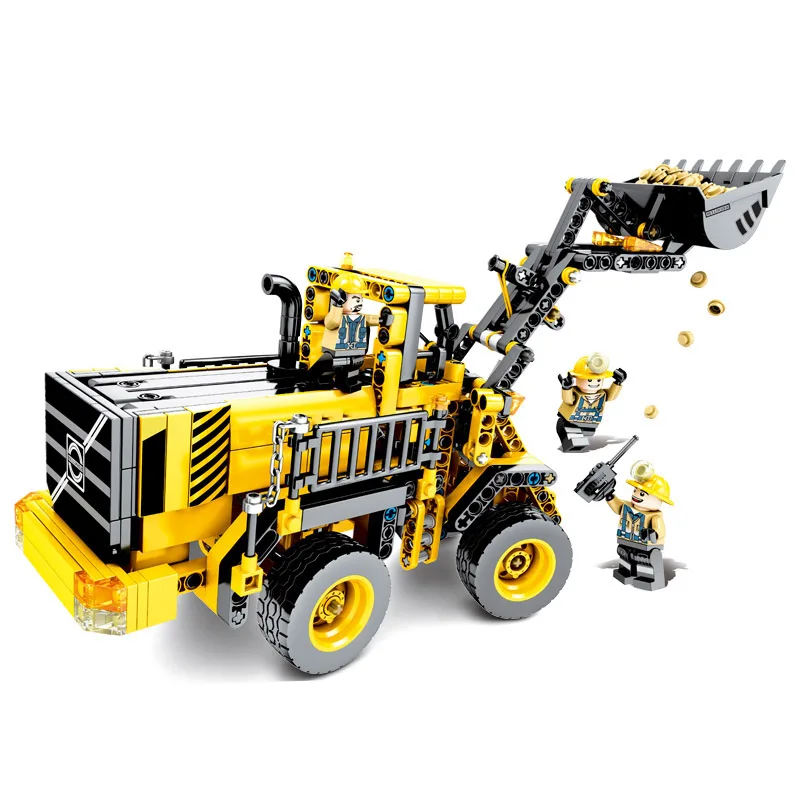Yeshin 701701 технические машинки игрушки совместимые с 42030 колесный погрузчик набор