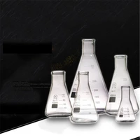 chemistry laboratory equipment lab erlenmeyer flask 150ml25501002503001000ml with stopper lab glass flask 1pc