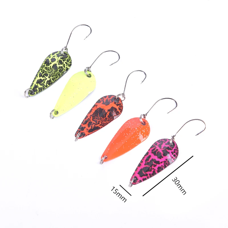 

5PCS Mini Metal Fishing Lure Jigging Lure Baits Hard Fishing Tackle